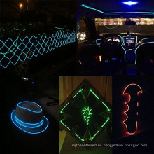Hermoso juego de cables El-Wire, lámpara de neón multicolor con paquete de luz de alambre electroluminescente fluorescente Neon Strobing